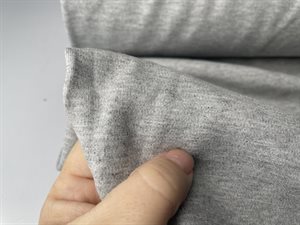 Vinterjersey - lys grå meleret